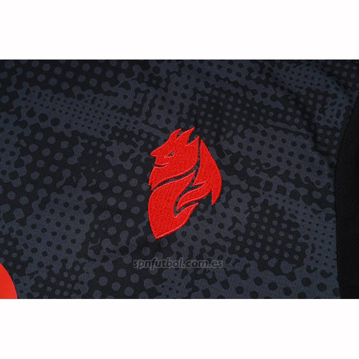 Chandal del AC Milan Manga Corta 2025-2026 Negro - Pantalon Corto